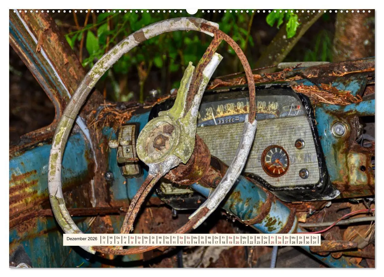 Bild: 9783457276426 | Autowracks - Verlorener Glanz 2026 (Wandkalender 2026 DIN A2 quer),...
