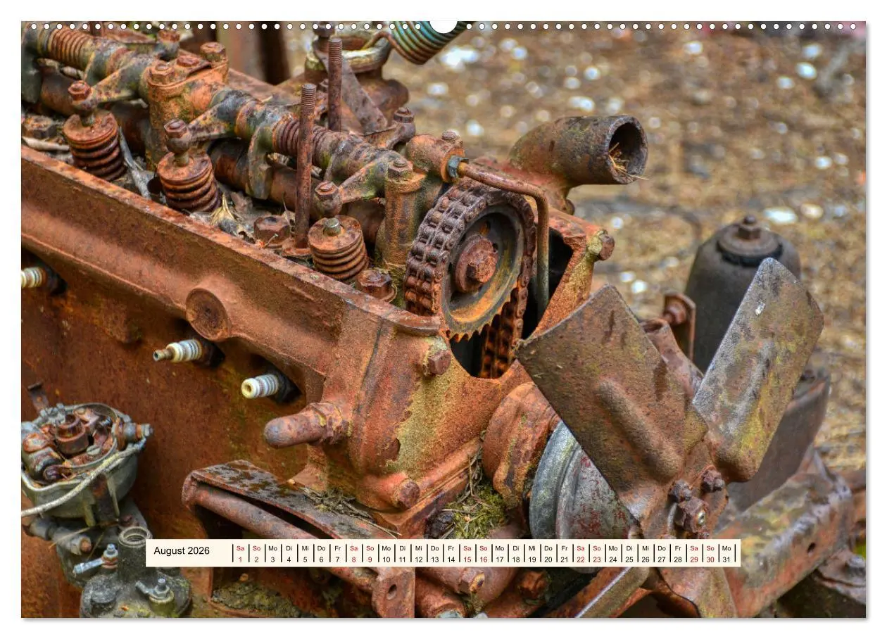 Bild: 9783457276426 | Autowracks - Verlorener Glanz 2026 (Wandkalender 2026 DIN A2 quer),...