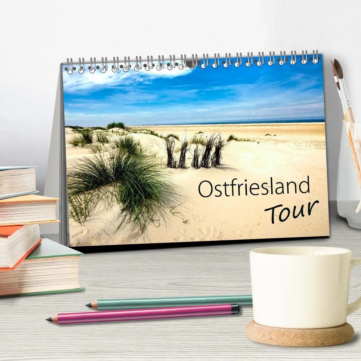 Bild: 9783457966426 | Ostfriesland - Tour (Tischkalender 2026 DIN A5 quer), CALVENDO...