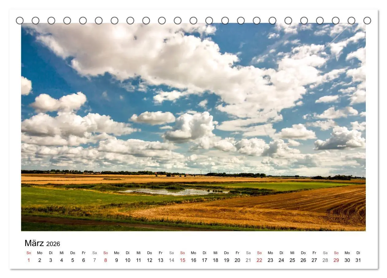 Bild: 9783457966426 | Ostfriesland - Tour (Tischkalender 2026 DIN A5 quer), CALVENDO...