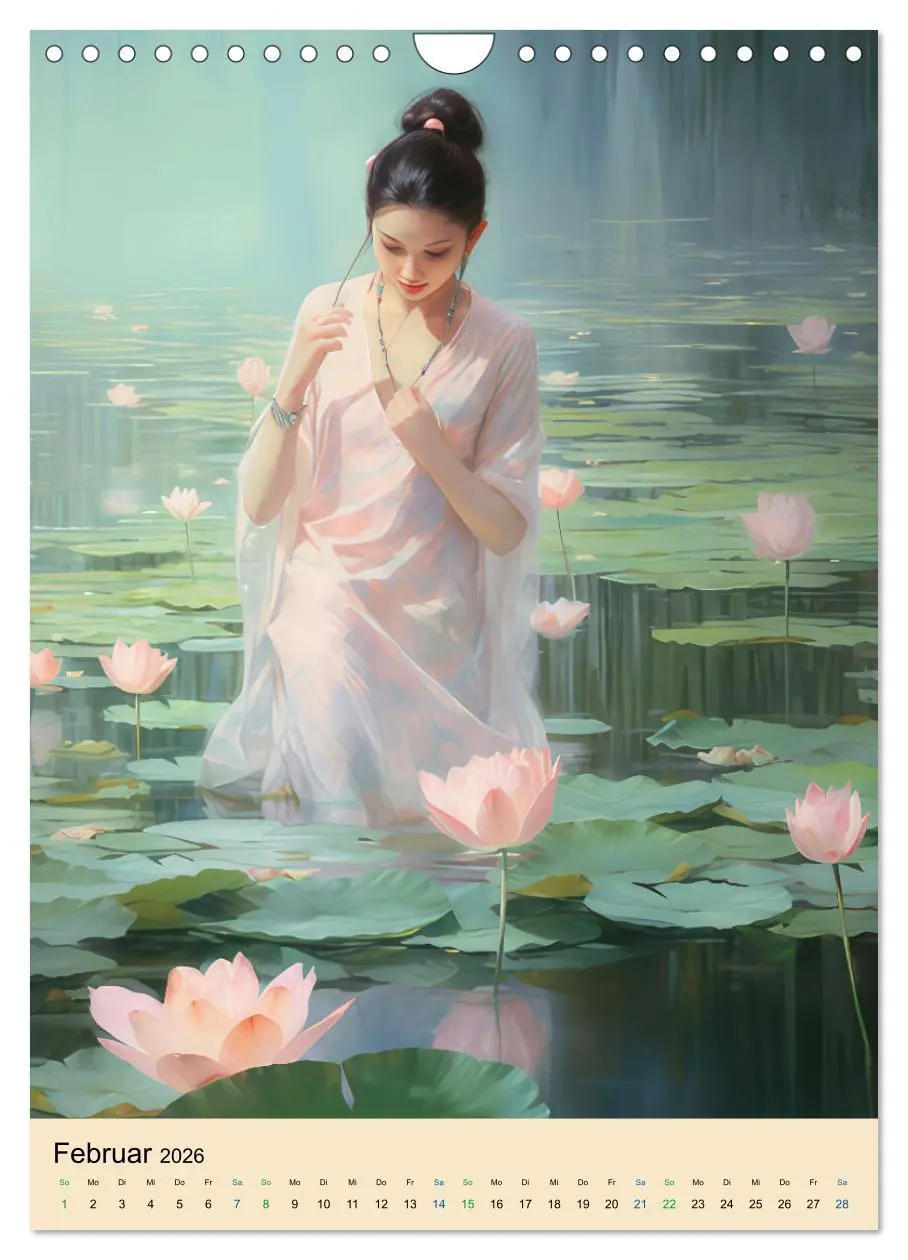Bild: 9783516296426 | Impressionistische Bilder im Asienstil (Wandkalender 2026 DIN A4...