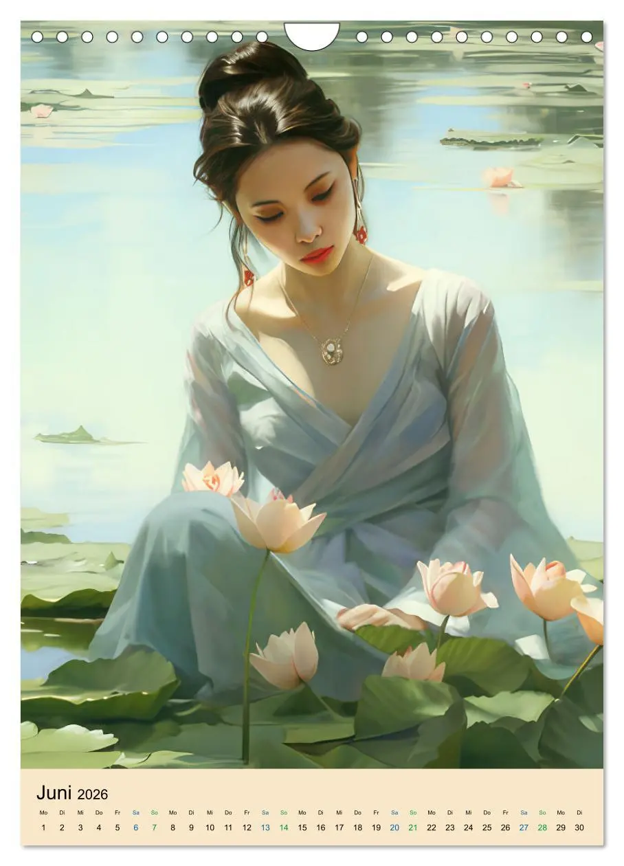Bild: 9783516296426 | Impressionistische Bilder im Asienstil (Wandkalender 2026 DIN A4...
