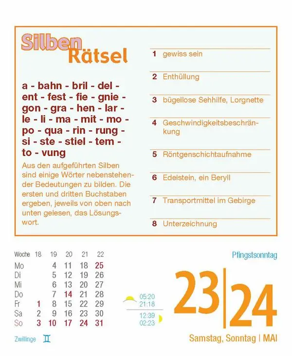 Bild: 9783731886426 | Rätsel und Denkspiele 2026 | Verlag Korsch | Kalender | 328 S. | 2026 Bild: 9783731886426 | Rätsel und Denkspiele 2026 | Verlag Korsch | Kalender | 328 S. | 2026