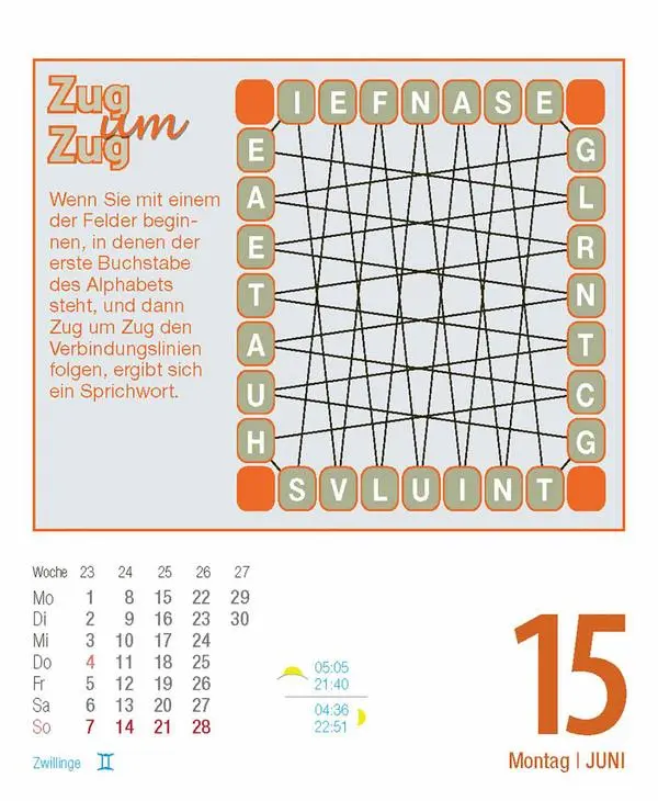 Bild: 9783731886426 | Rätsel und Denkspiele 2026 | Verlag Korsch | Kalender | 328 S. | 2026 Bild: 9783731886426 | Rätsel und Denkspiele 2026 | Verlag Korsch | Kalender | 328 S. | 2026