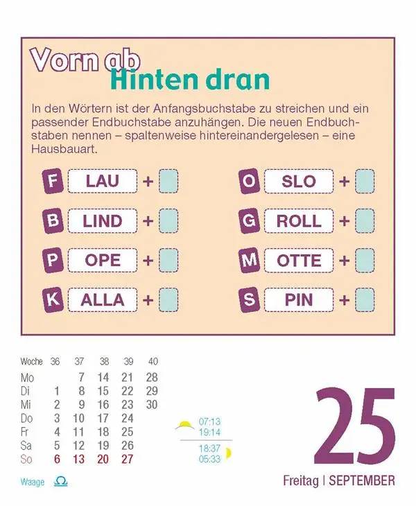 Bild: 9783731886426 | Rätsel und Denkspiele 2026 | Verlag Korsch | Kalender | 328 S. | 2026 Bild: 9783731886426 | Rätsel und Denkspiele 2026 | Verlag Korsch | Kalender | 328 S. | 2026