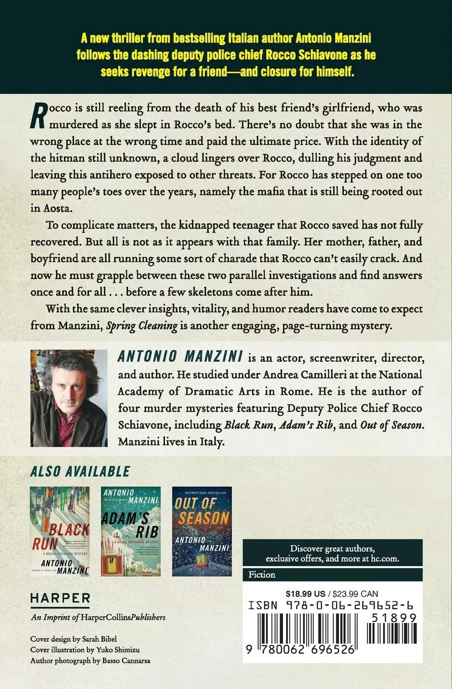 Rückseite: 9780062696526 | Spring Cleaning | Antonio Manzini | Taschenbuch | Englisch | 2020