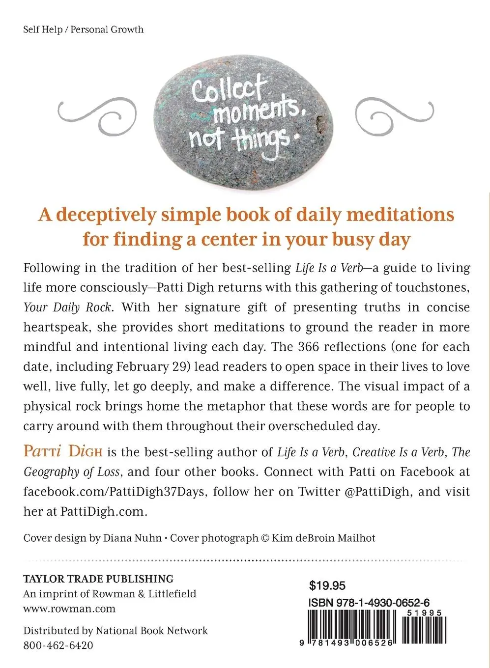 Rückseite: 9781493006526 | Your Daily Rock | A Daybook of Touchstones for Busy Lives | Patti Digh