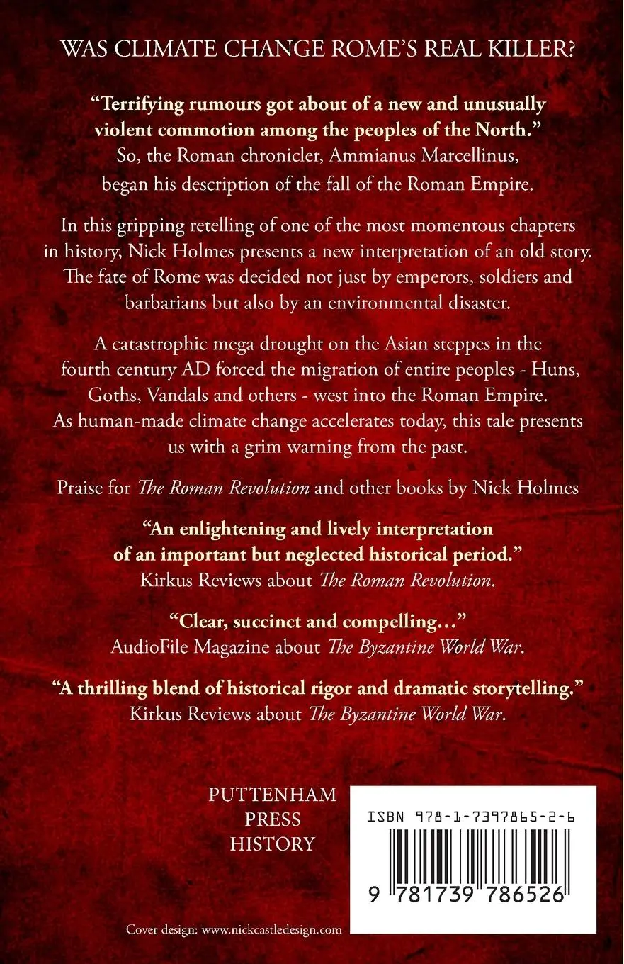 Rückseite: 9781739786526 | The Fall of Rome | End of a Superpower | Nick Holmes | Taschenbuch