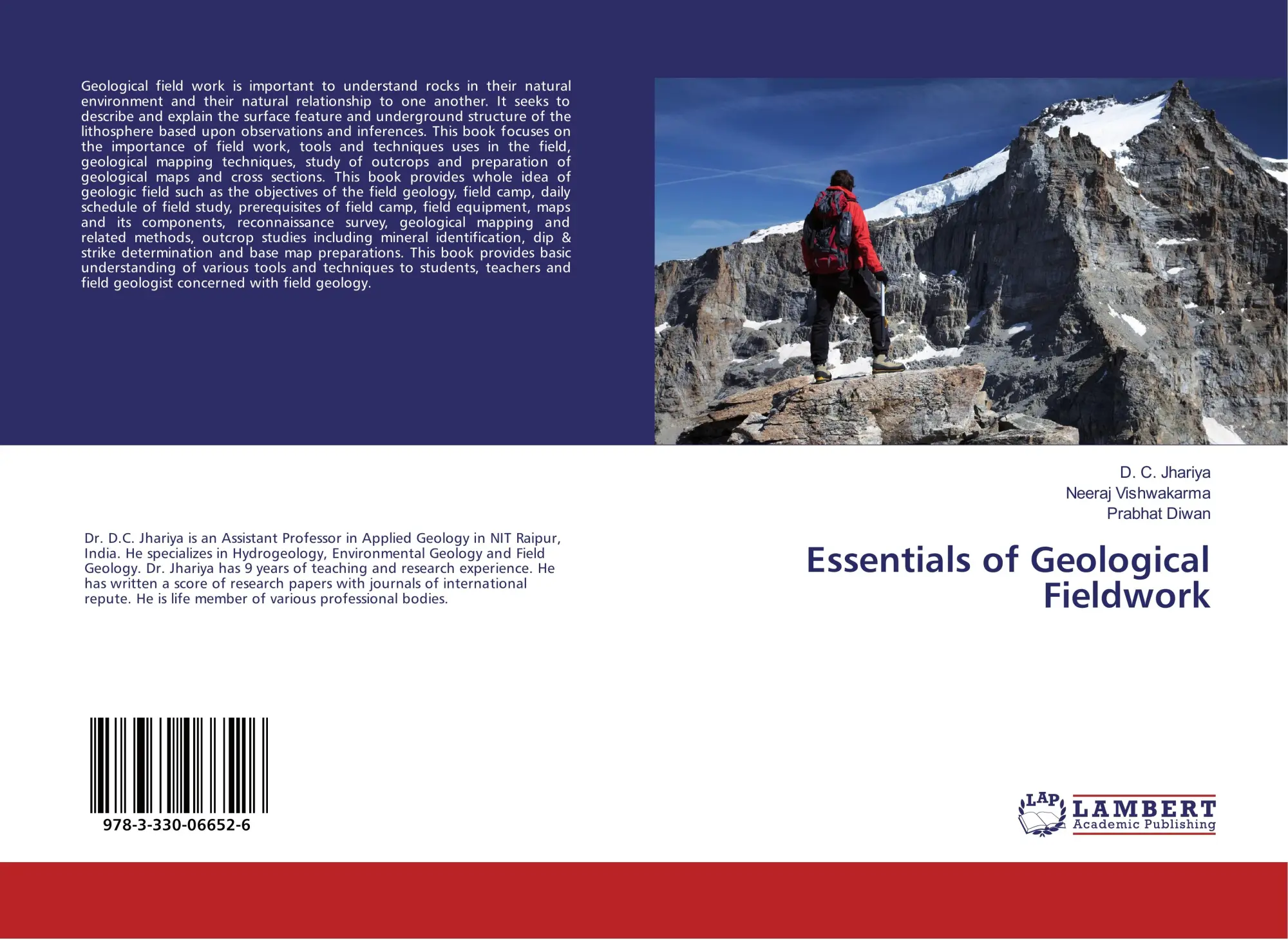 Cover: 9783330066526 | Essentials of Geological Fieldwork | D. C. Jhariya (u. a.) | Buch