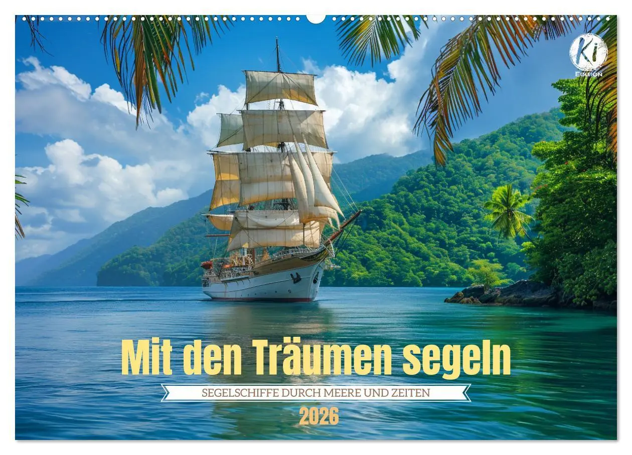 Cover: 9783457406526 | Mit den Träumen segeln (Wandkalender 2026 DIN A2 quer), CALVENDO...