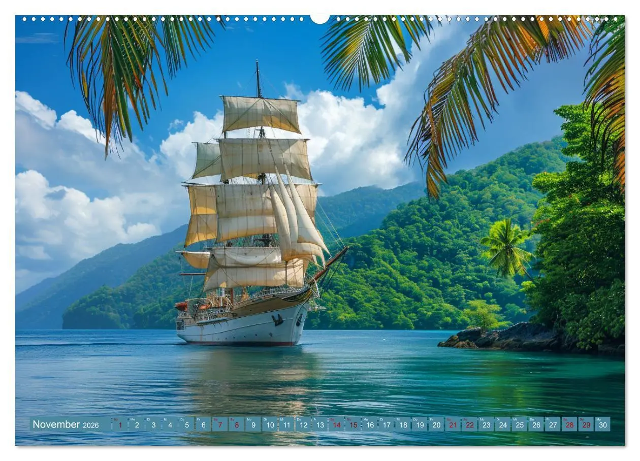 Bild: 9783457406526 | Mit den Träumen segeln (Wandkalender 2026 DIN A2 quer), CALVENDO...