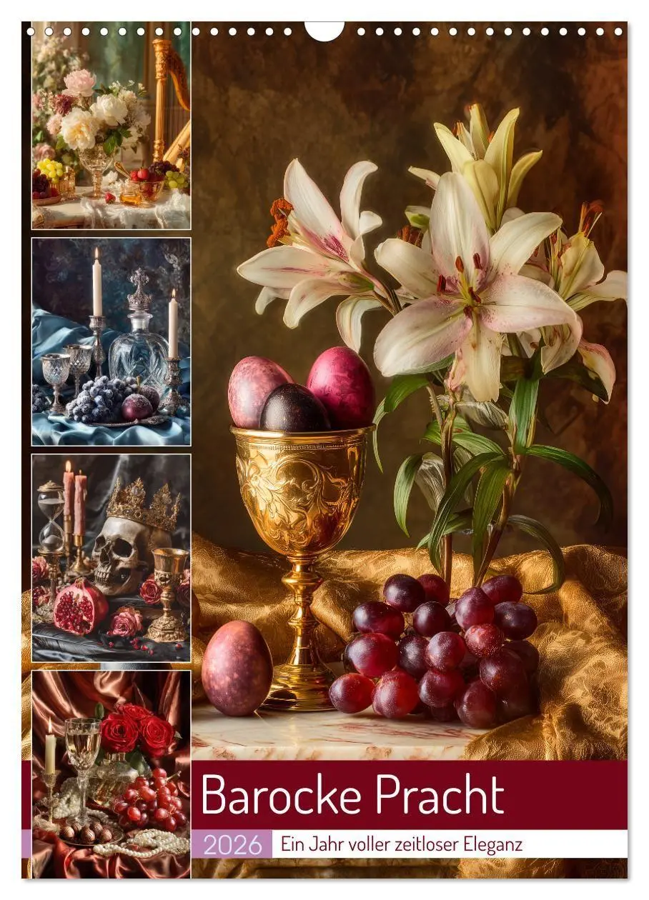 Cover: 9783516736526 | Barocke Pracht (Wandkalender 2026 DIN A3 hoch), CALVENDO...