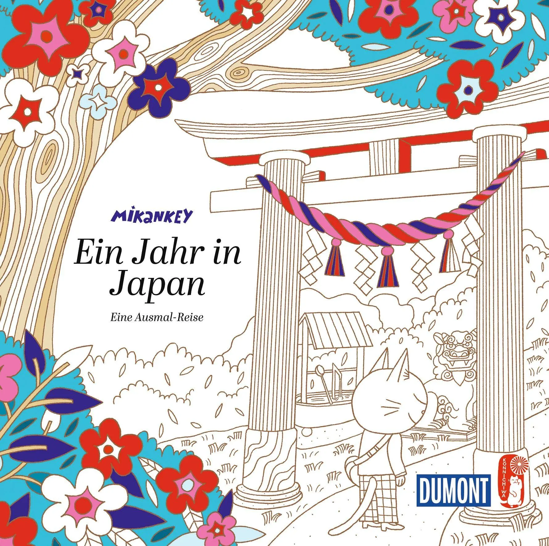 Cover: 9783616036526 | Ein Jahr in Japan | Eine Ausmal-Reise | Taschenbuch | 96 S. | Deutsch