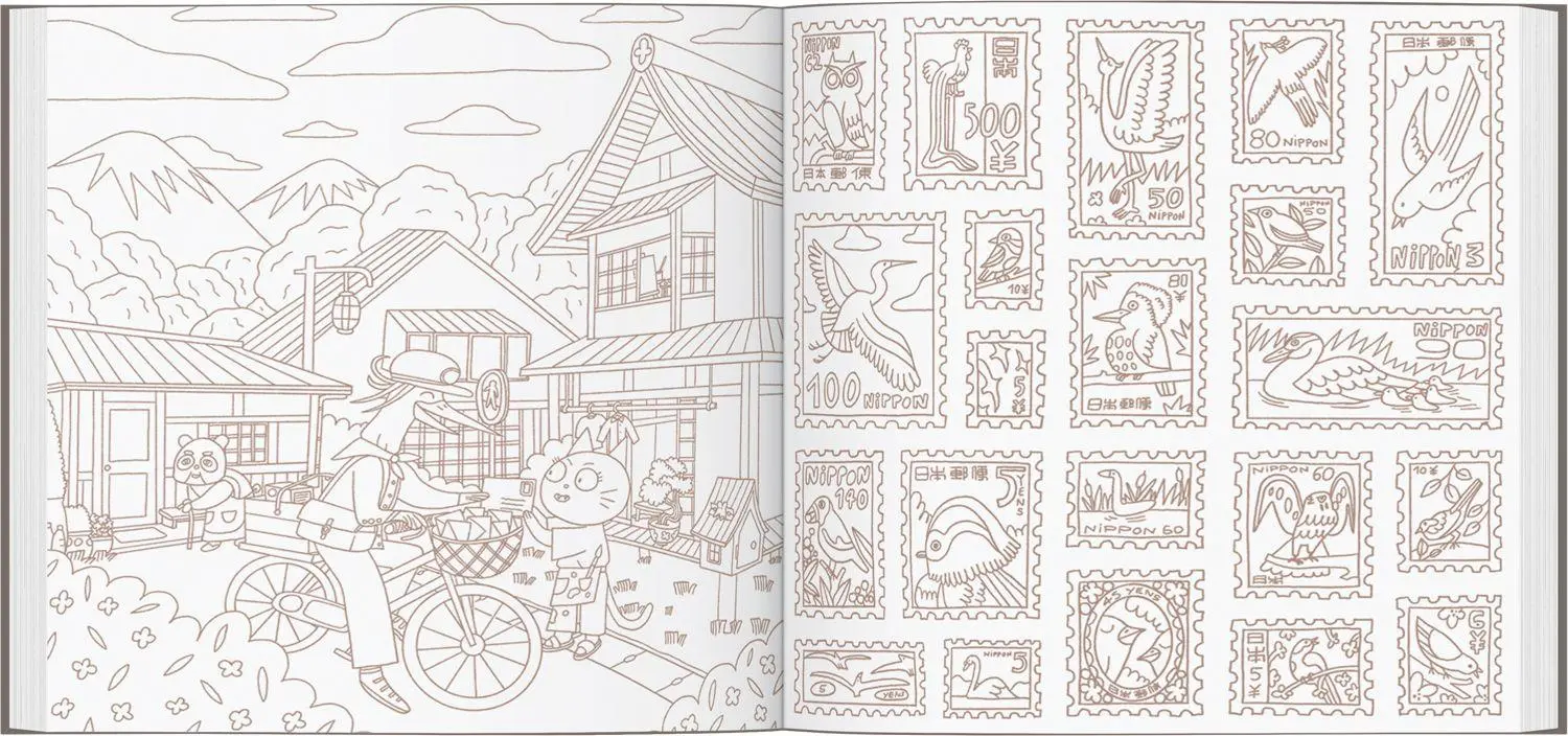 Bild: 9783616036526 | Ein Jahr in Japan | Eine Ausmal-Reise | Taschenbuch | 96 S. | Deutsch
