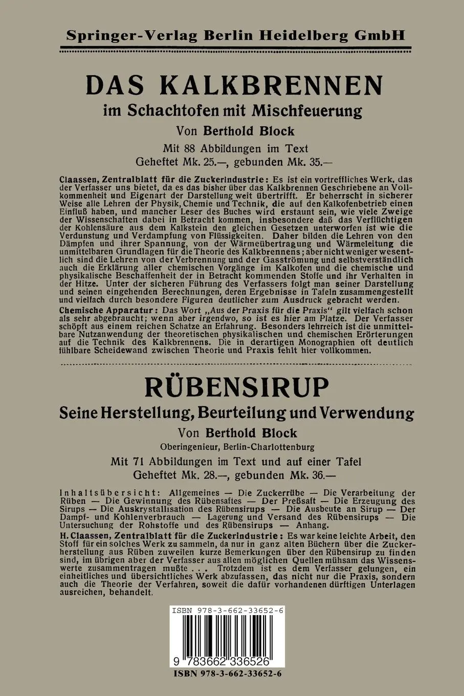 Rückseite: 9783662336526 | Die sieblose Schleuder zur Abscheidung von Sink- und Schwebestoffen...