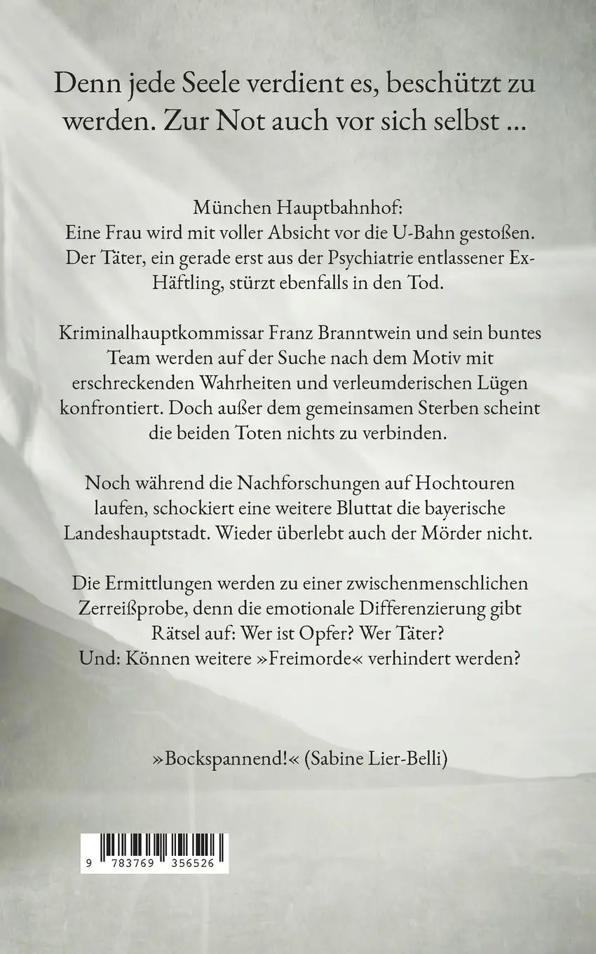 Rückseite: 9783769356526 | Freimord - Stirb nicht allein | Franz Branntweins sechster Fall | Buch