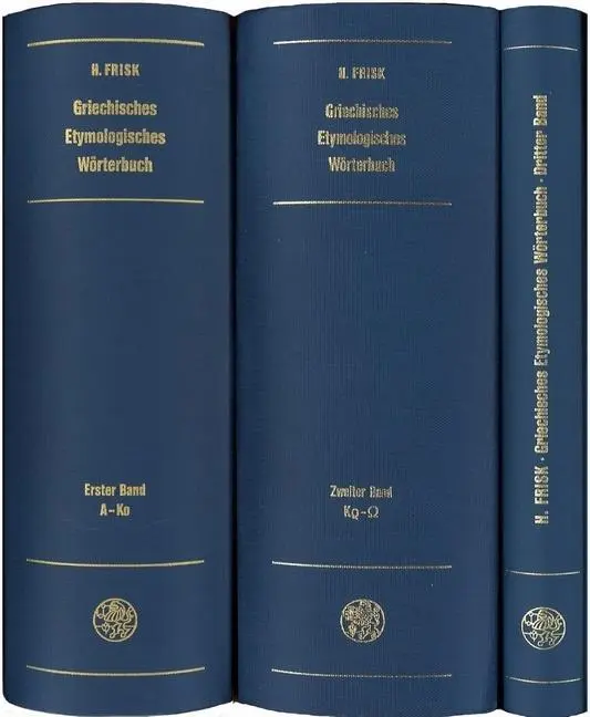 Cover: 9783825306526 | Griechisches Etymologisches Wörterbuch | A - Ko | Hjalmar Frisk | Buch