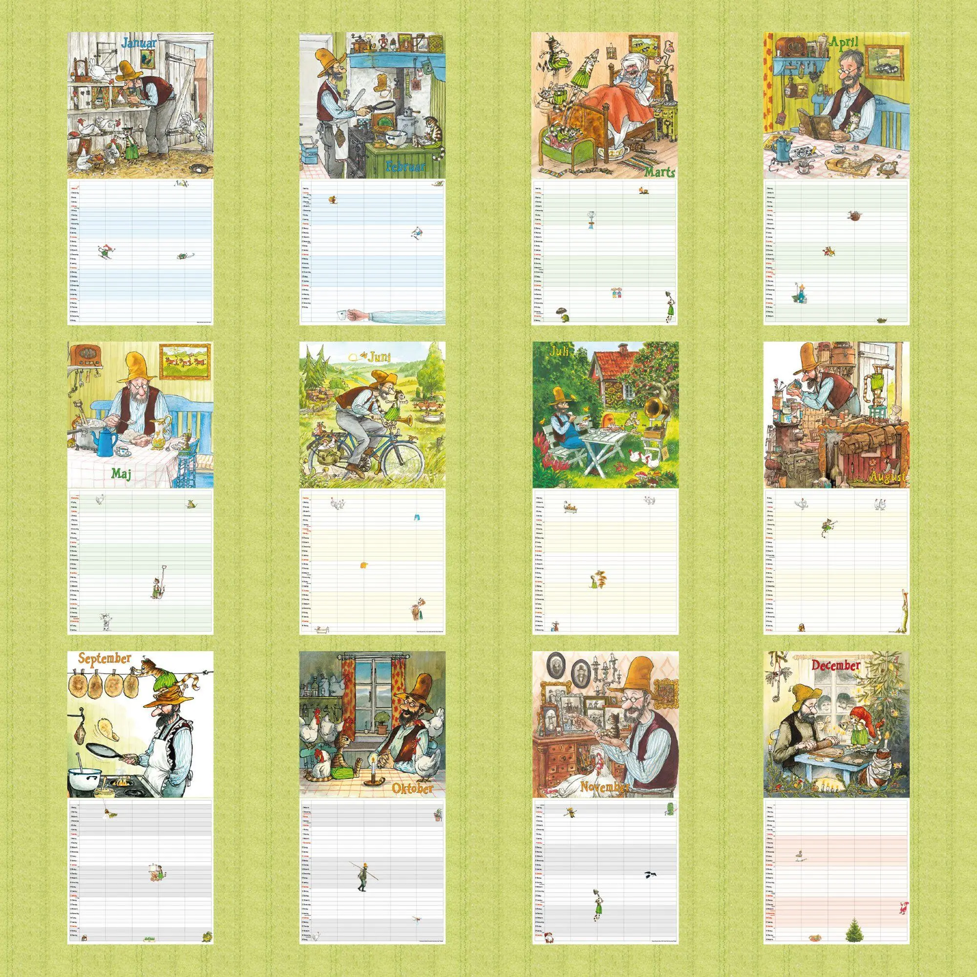 Bild: 9783959296526 | Pettersson &amp; Findus - Familien Planer 2027 | Kalender 2027 | Kalender