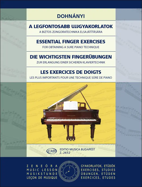 Cover: 9790080026526 | Fingerübungen | EVON DOHNANYI | Broschüre | 49 S. | Deutsch