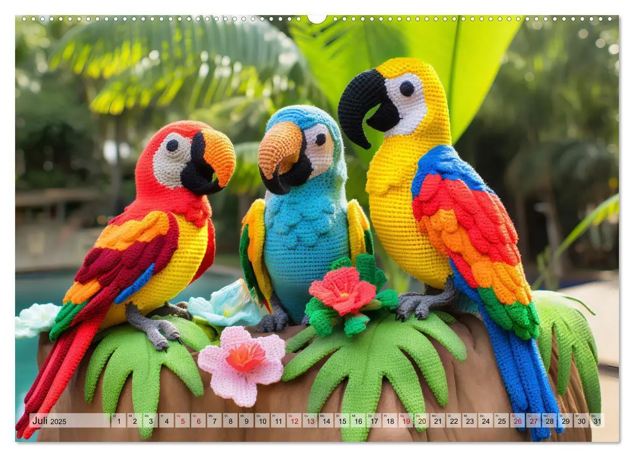 Bild: 9783383836626 | Häkelliebe - Fantasie in Maschen einfangen (Wandkalender 2025 DIN...