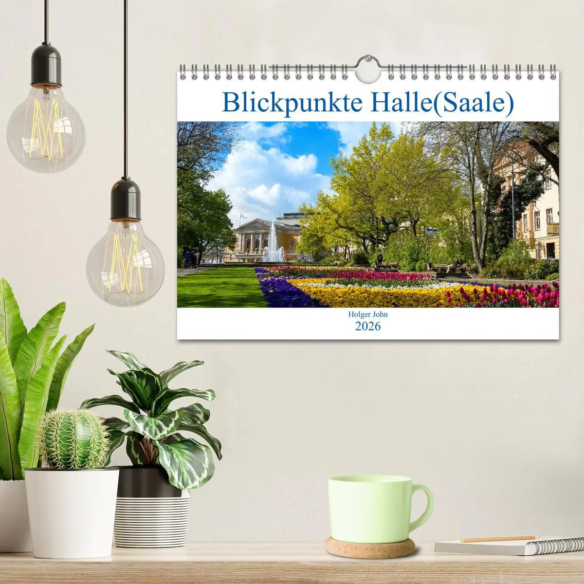 Bild: 9783457706626 | Blickpunkte Halle (Saale) (Wandkalender 2026 DIN A4 quer), CALVENDO...
