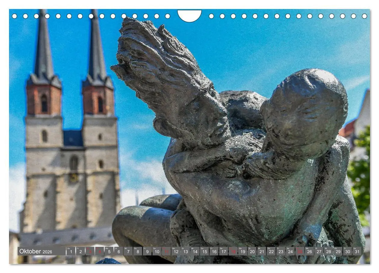 Bild: 9783457706626 | Blickpunkte Halle (Saale) (Wandkalender 2026 DIN A4 quer), CALVENDO...