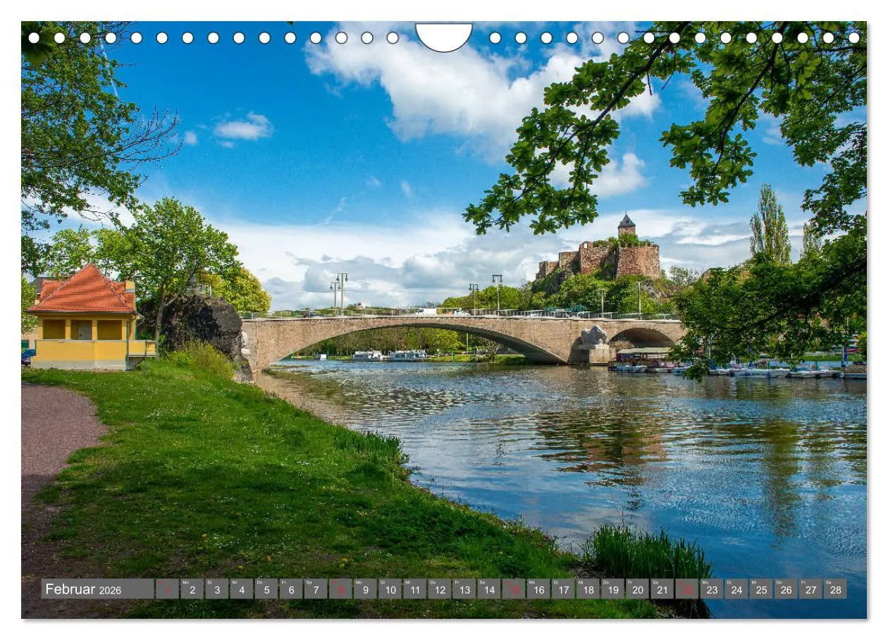 Bild: 9783457706626 | Blickpunkte Halle (Saale) (Wandkalender 2026 DIN A4 quer), CALVENDO...