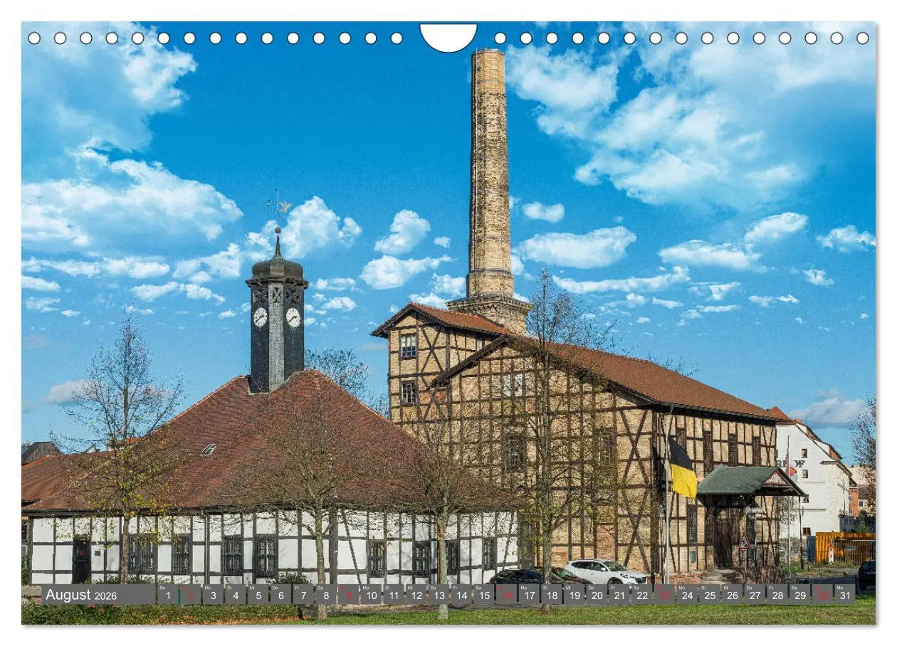 Bild: 9783457706626 | Blickpunkte Halle (Saale) (Wandkalender 2026 DIN A4 quer), CALVENDO...
