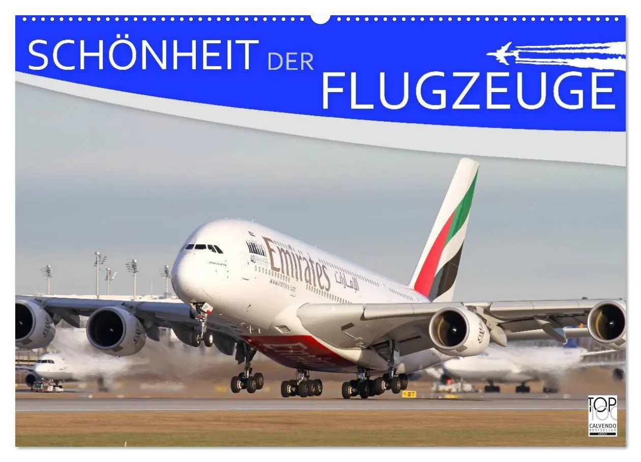 Cover: 9783516036626 | Schönheit der Flugzeuge (Wandkalender 2026 DIN A2 quer), CALVENDO...
