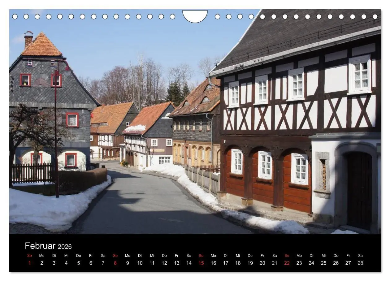 Bild: 9783516106626 | Oberlausitz - Land der Umgebindehäuser (Wandkalender 2026 DIN A4...