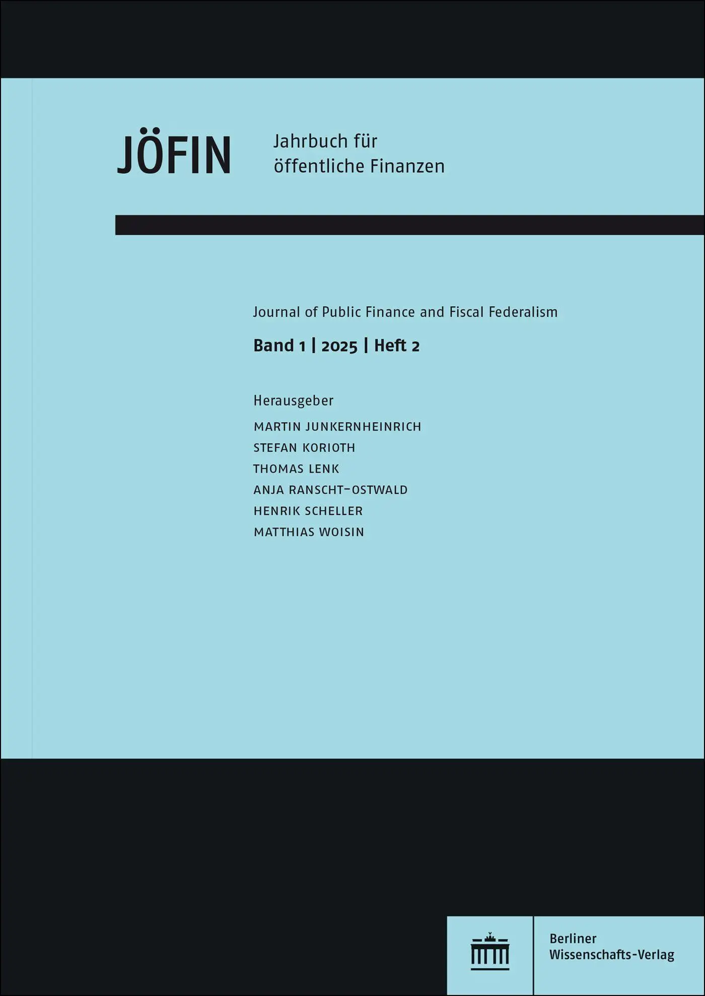 Jahrbuch für öffentliche Finanzen 1 (2025) 2