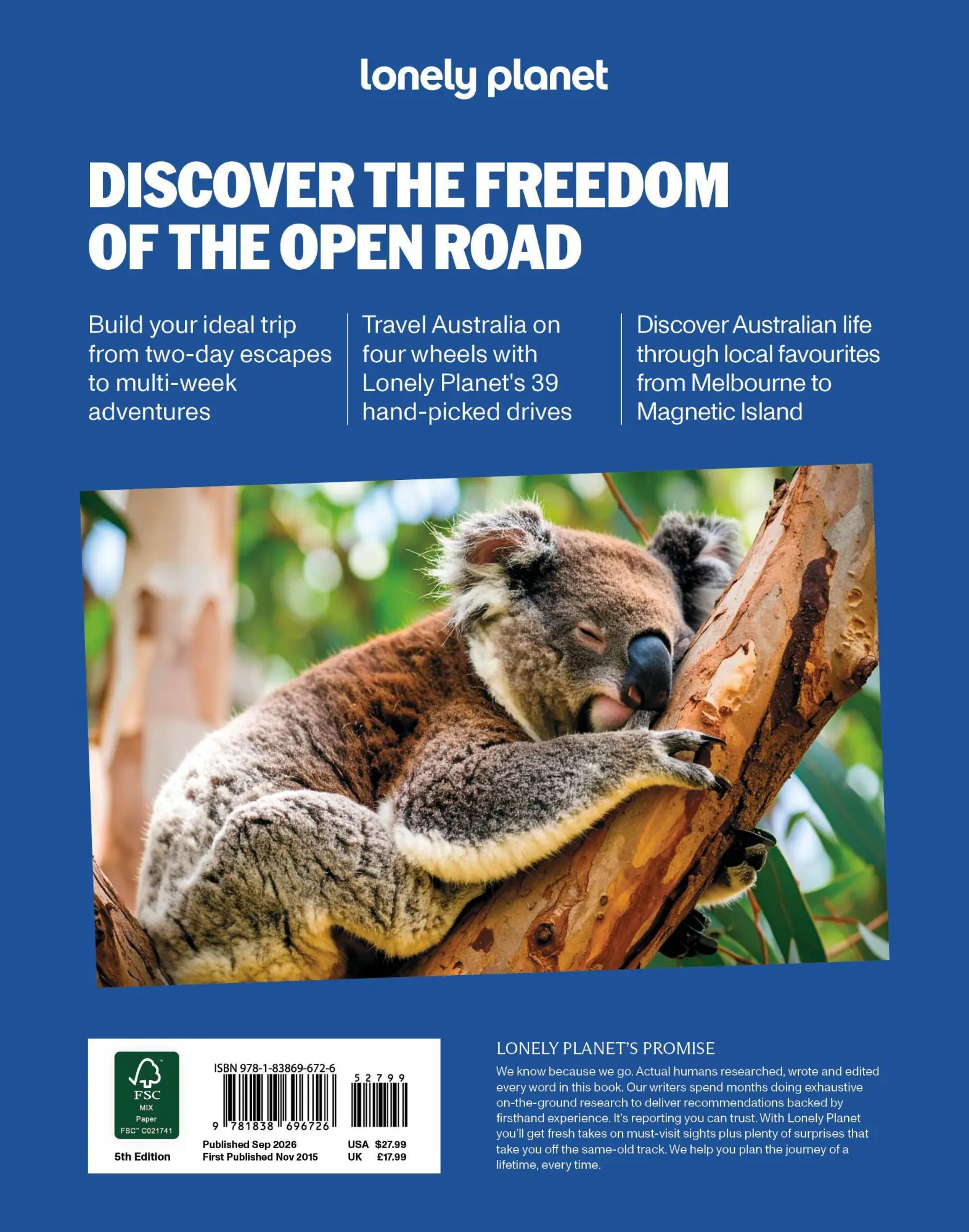 Bild: 9781838696726 | Lonely Planet Best Road Trips Australia | Sarah Reid (u. a.) | Buch