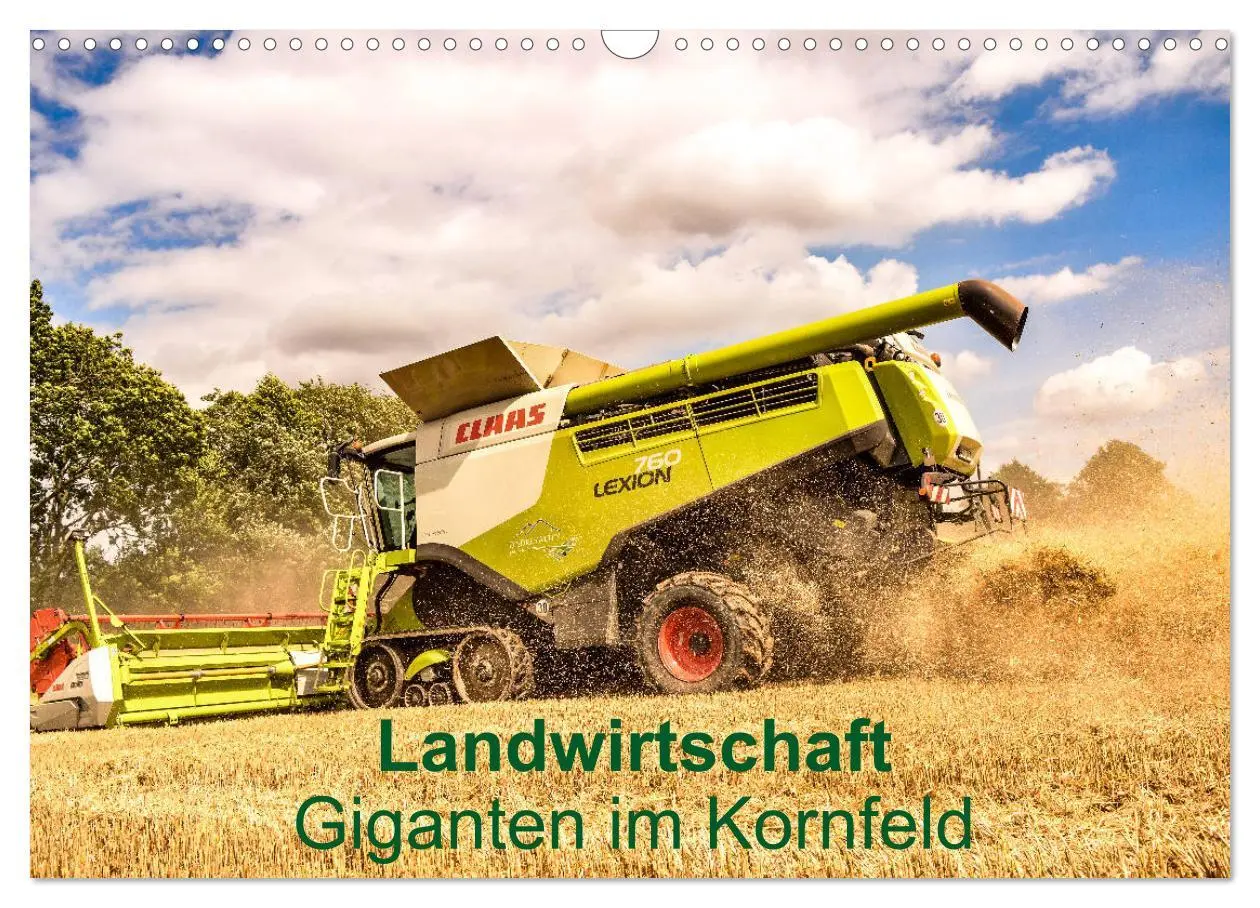 Cover: 9783457796726 | Landwirtschaft - Giganten im Kornfeld (Wandkalender 2026 DIN A3...
