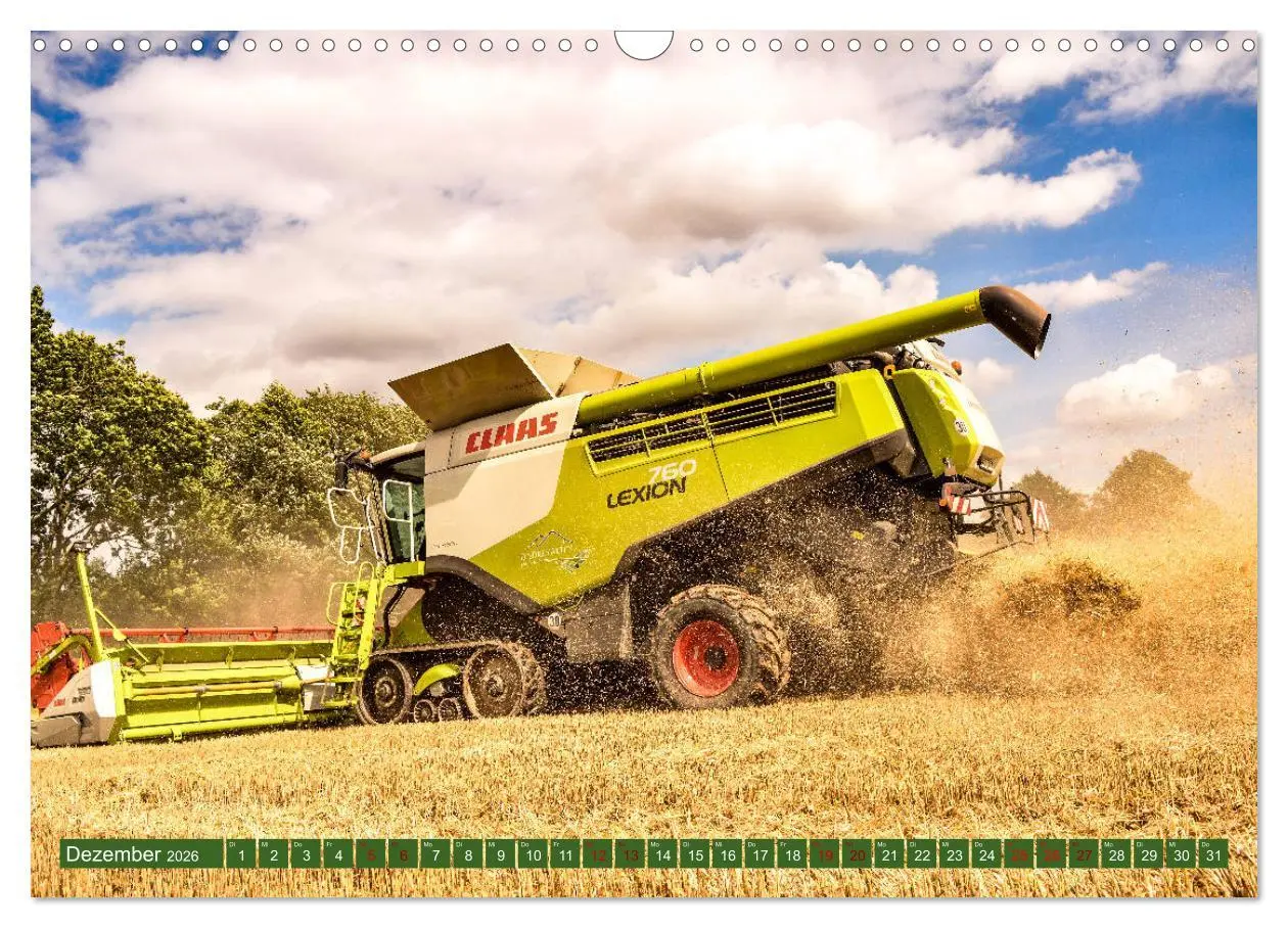 Bild: 9783457796726 | Landwirtschaft - Giganten im Kornfeld (Wandkalender 2026 DIN A3...
