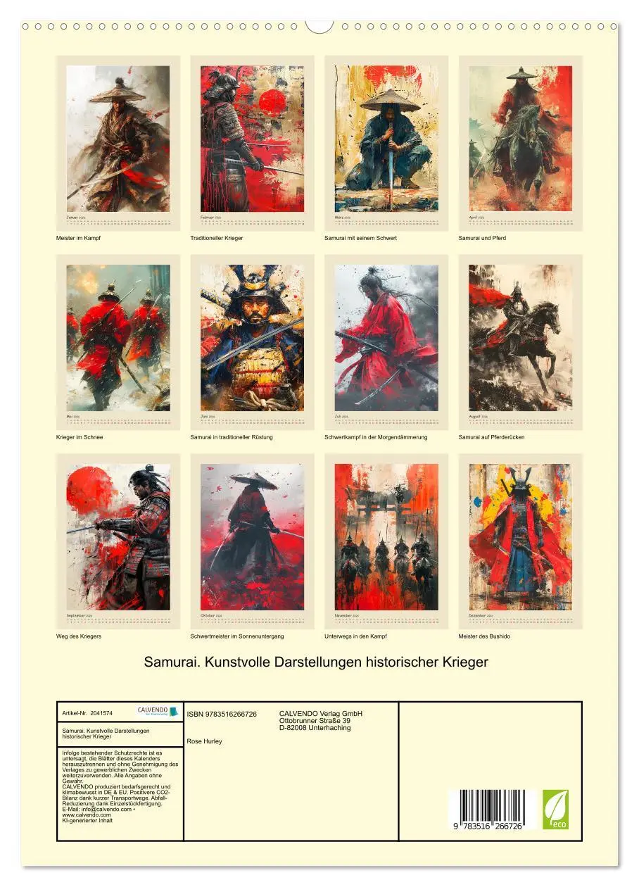 Bild: 9783516266726 | Samurai. Kunstvolle Darstellungen historischer Krieger...