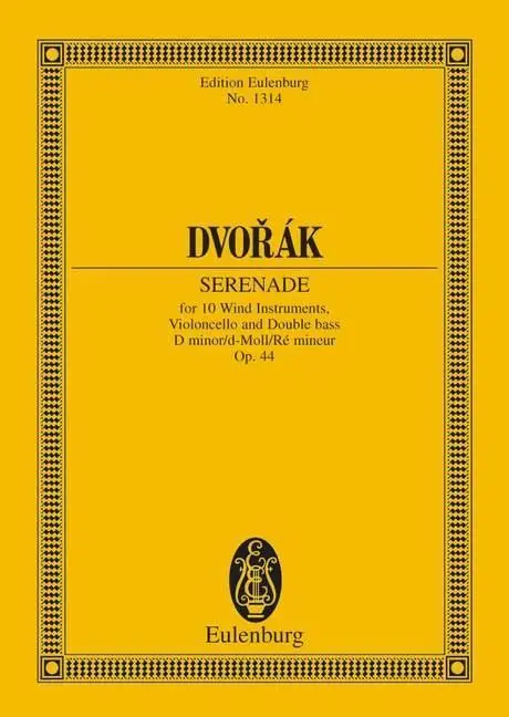 Cover: 9783795766726 | Serenade In D Minor Op. 44 B 77 | Antonin Dvorak | Studienpartitur