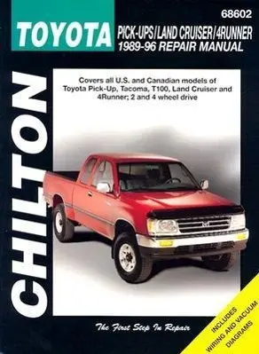 Cover: 9780801986826 | Toyota Pick-Ups/Land Cruiser/4Runner (89 - 96) (Chilton) | Publishing