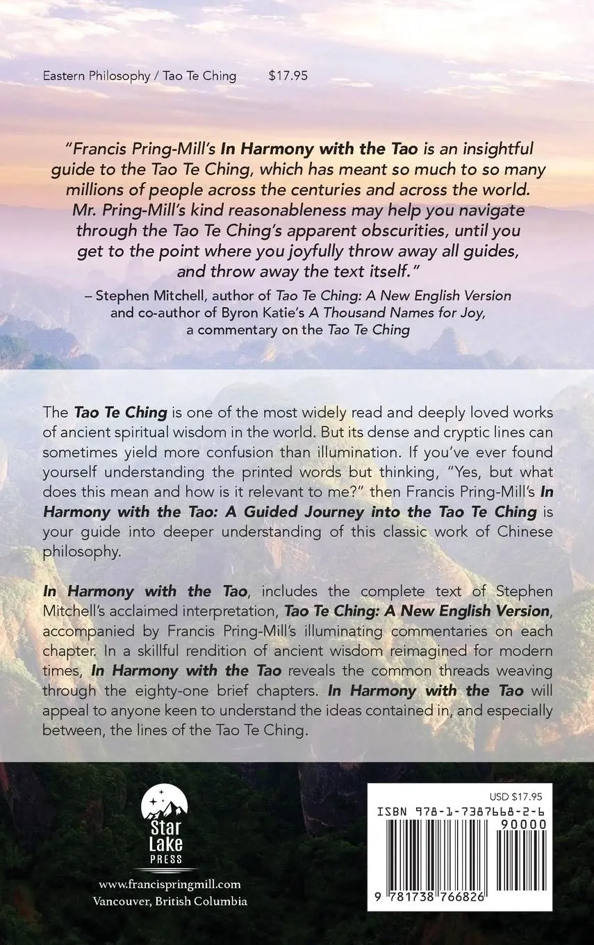 Rückseite: 9781738766826 | In Harmony with the Tao | A Guided Journey into the Tao Te Ching