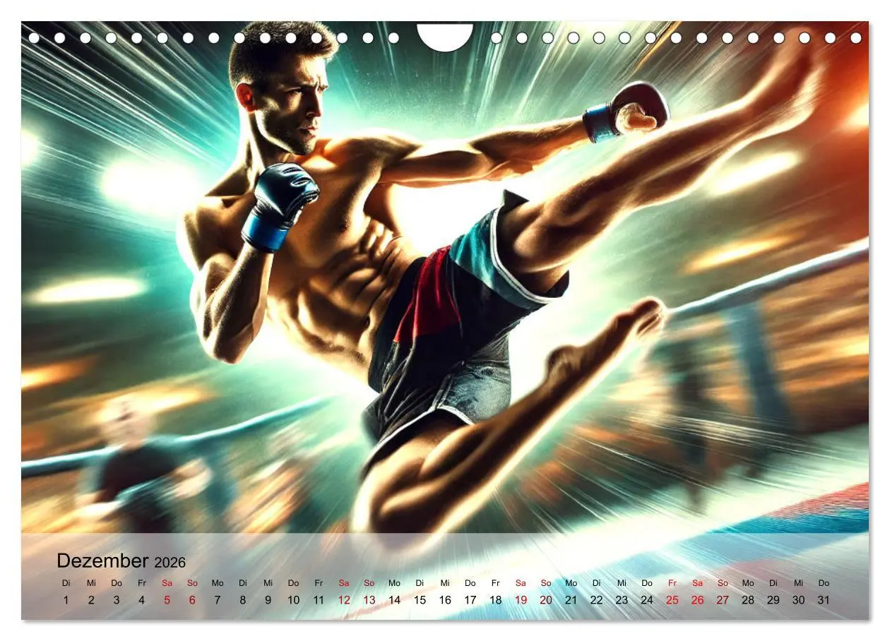 Bild: 9783457306826 | MMA Germany - Mixed Martial Arts Power (Wandkalender 2026 DIN A4...