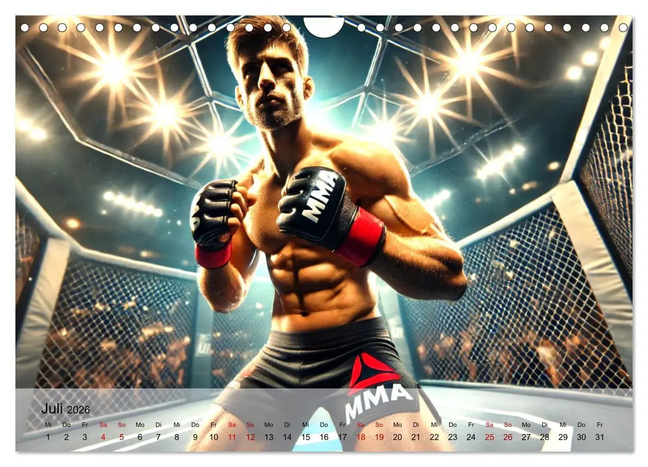 Bild: 9783457306826 | MMA Germany - Mixed Martial Arts Power (Wandkalender 2026 DIN A4...