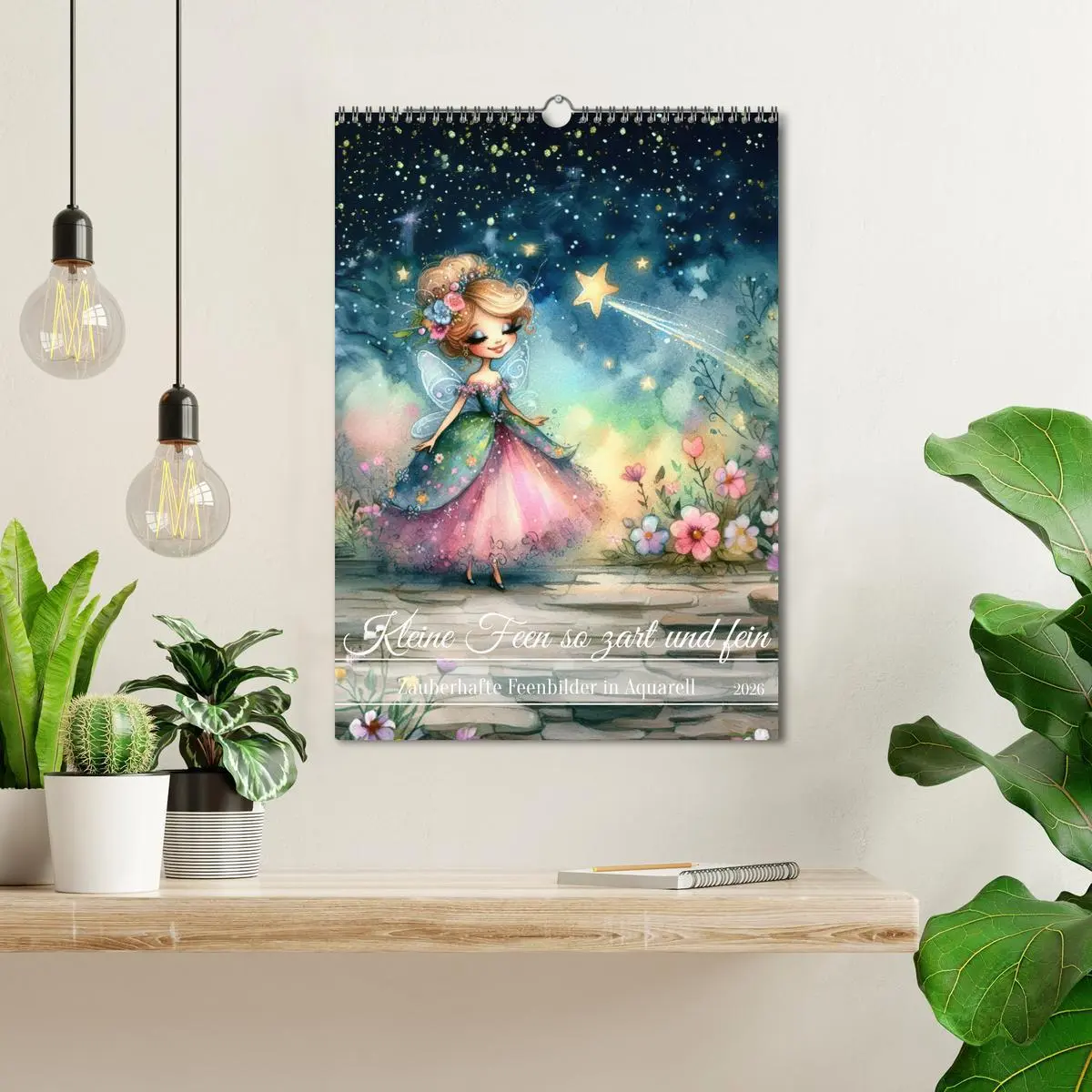 Bild: 9783516256826 | Kleine Feen so zart und fein (Wandkalender 2026 DIN A3 hoch),...