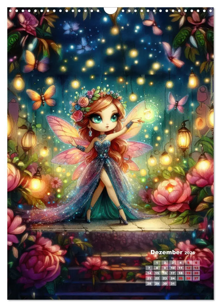 Bild: 9783516256826 | Kleine Feen so zart und fein (Wandkalender 2026 DIN A3 hoch),...