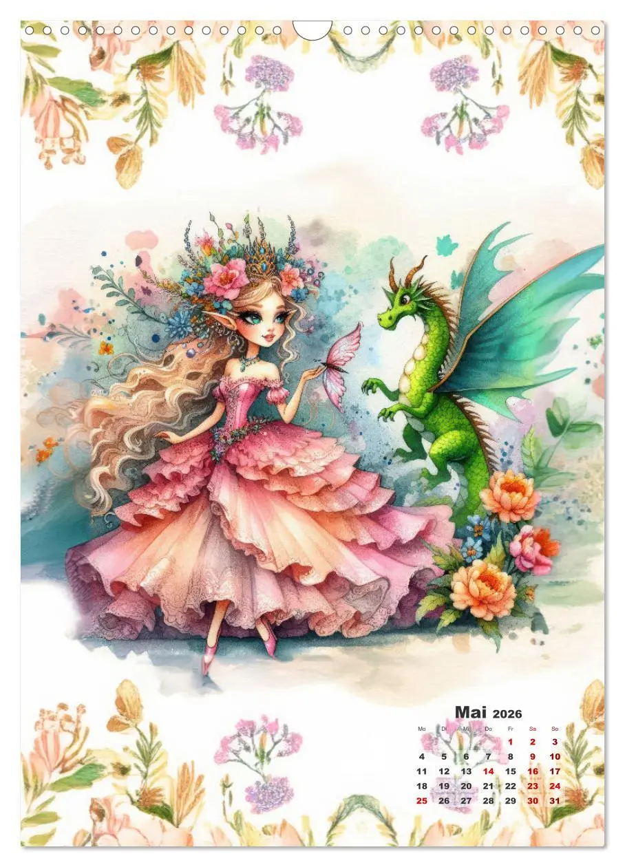 Bild: 9783516256826 | Kleine Feen so zart und fein (Wandkalender 2026 DIN A3 hoch),...