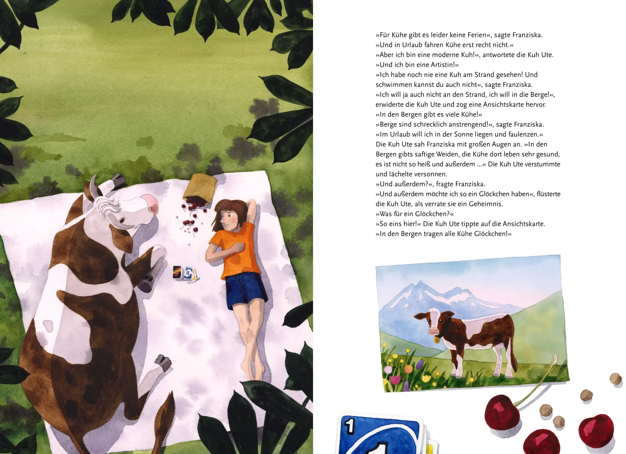 Bild: 9783864296826 | Die Kuh Ute in den Bergen | Ingo Schulze | Buch | 40 S. | Deutsch
