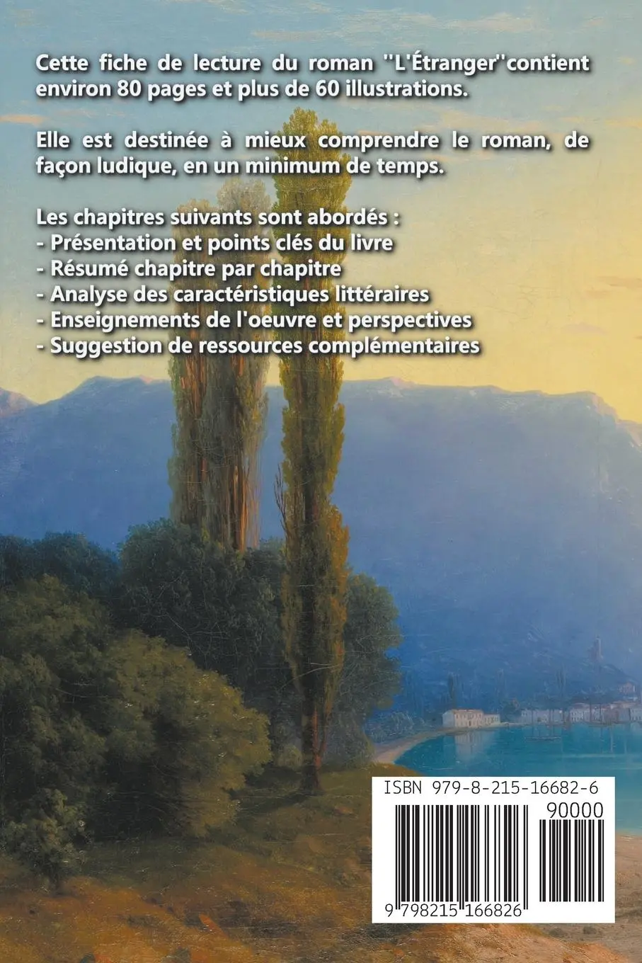 Rückseite: 9798215166826 | Fiche de lecture illustrée - "L'Étranger", d'Albert Camus | Lippold