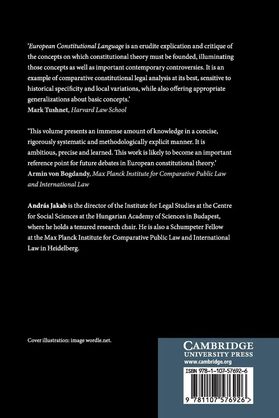 Rückseite: 9781107576926 | European Constitutional Language | András Jakab | Taschenbuch | 2018