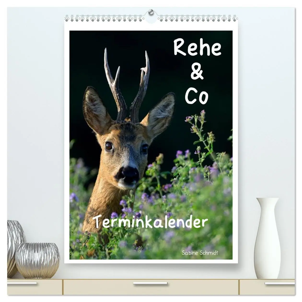 Cover: 9783516486926 | Rehe &amp; Co / Planer (hochwertiger Premium Wandkalender 2026 DIN A2...