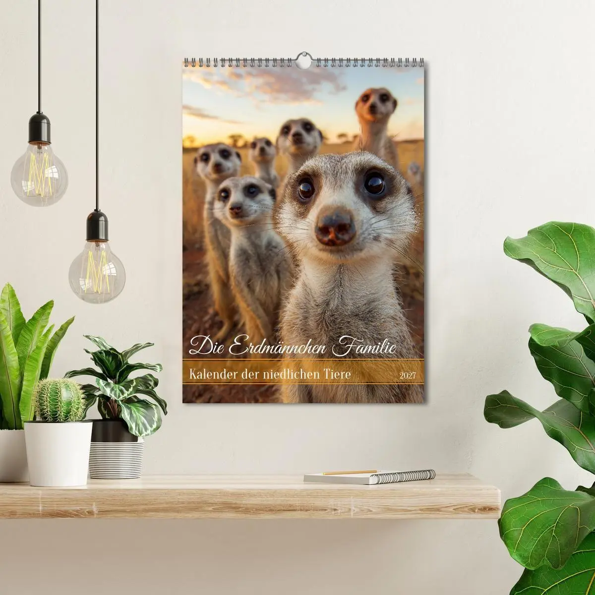 Bild: 9783516866926 | Die Erdmännchen Familie - Kalender der niedlichen Tiere...