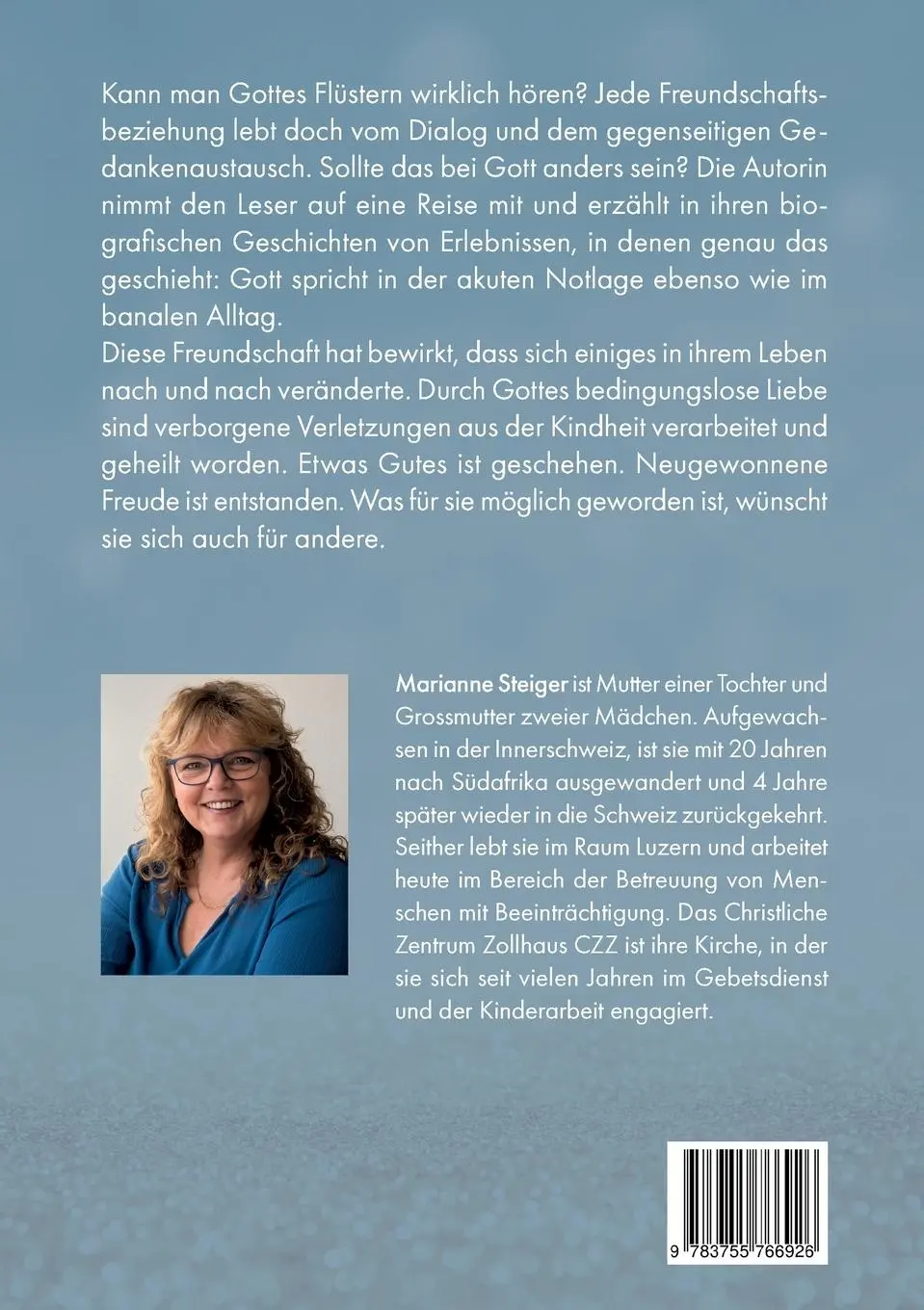 Rückseite: 9783755766926 | Ein Flüstern hinter mir | Marianne Steiger | Taschenbuch | 100 S.