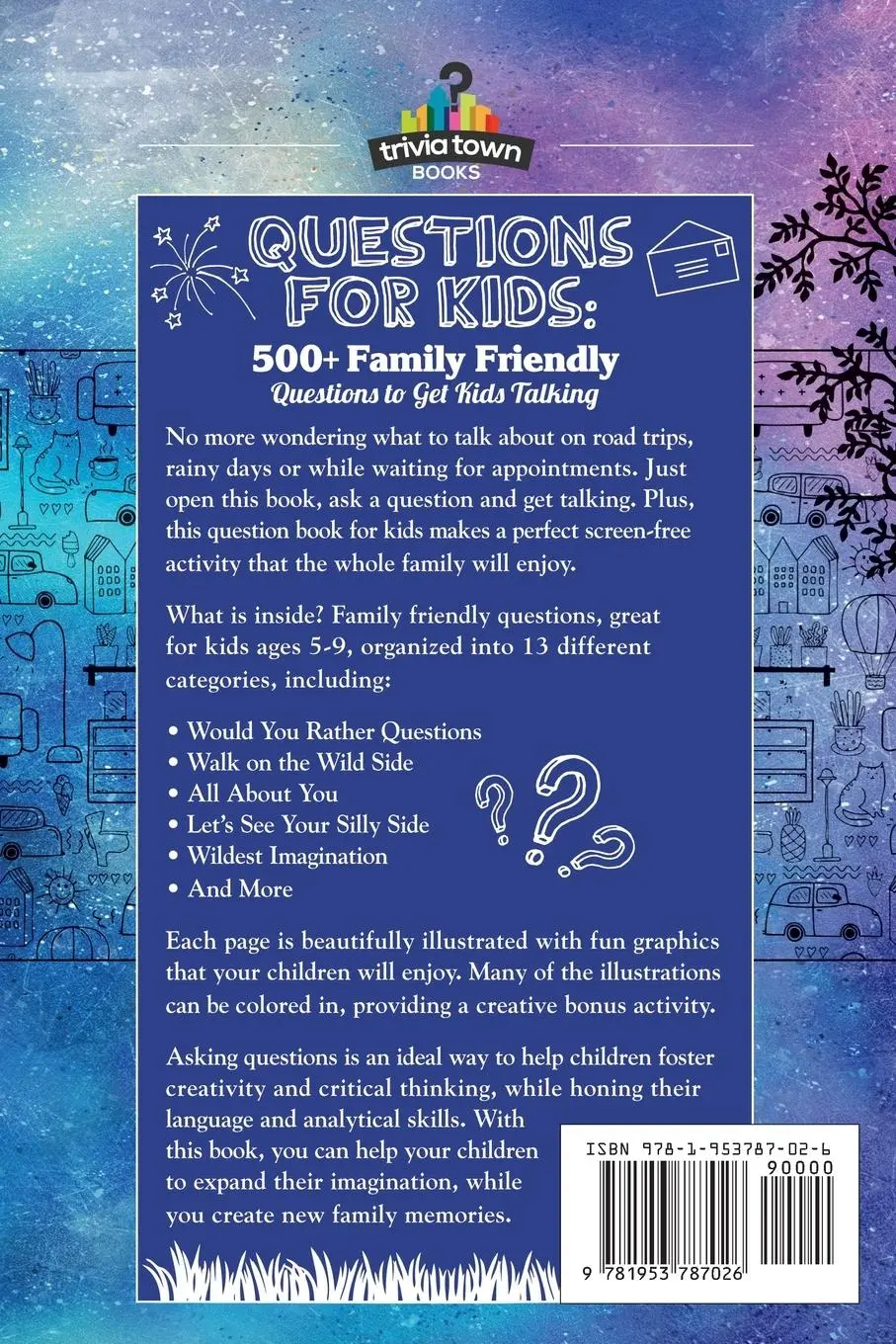 Rückseite: 9781953787026 | Questions for Kids | Trivia Town Books | Taschenbuch | Englisch | 2020